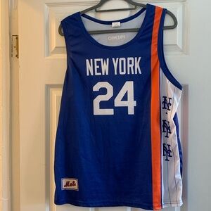 New York Mets Special Basketball Jersey 2024